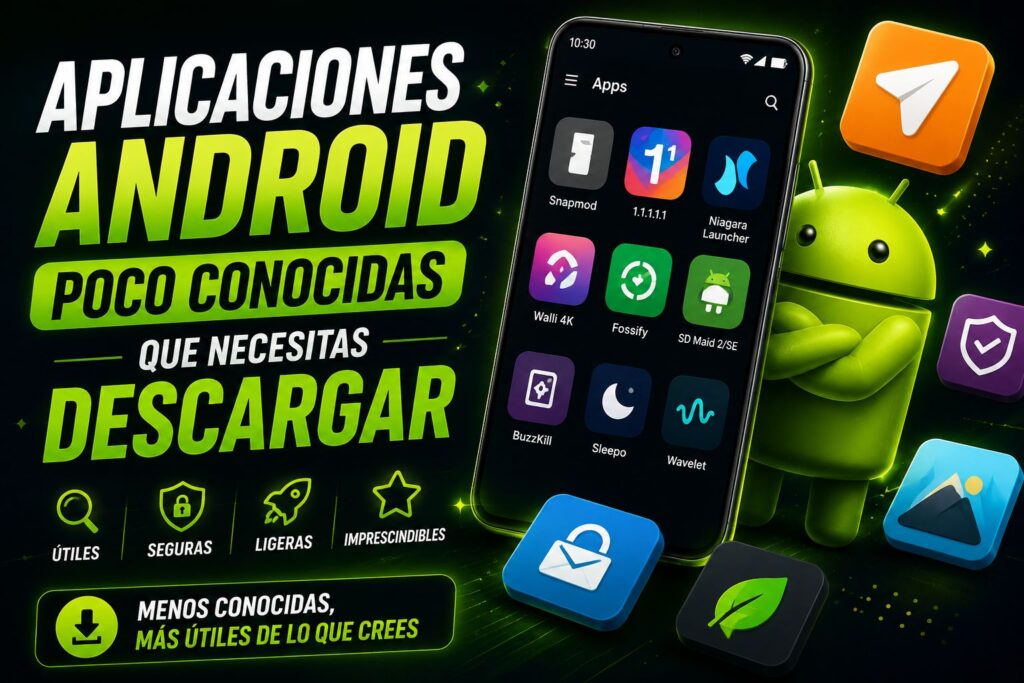 Aplicaciones Android poco conocidas que necesitas descargar