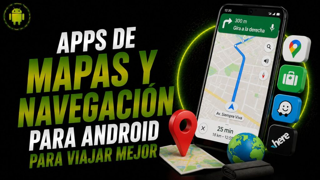 Apps de mapas y navegación para Android para viajar mejor