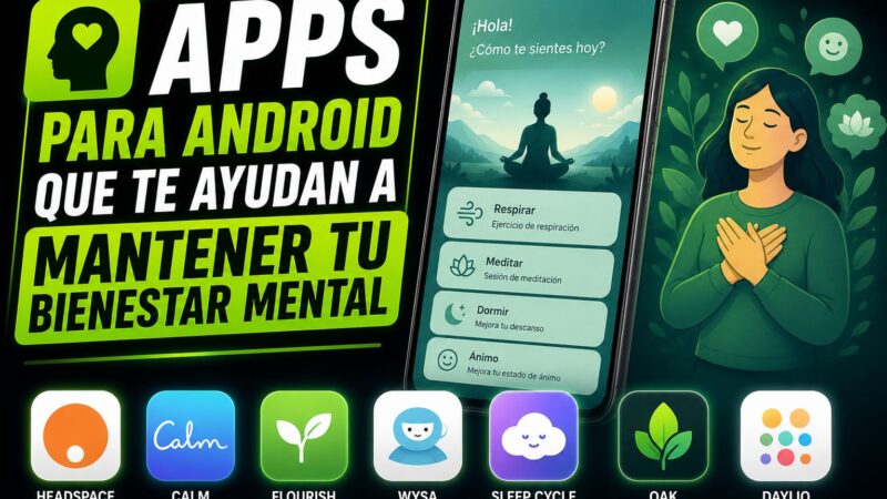 Apps para Android que te ayudan a mantener tu bienestar mental