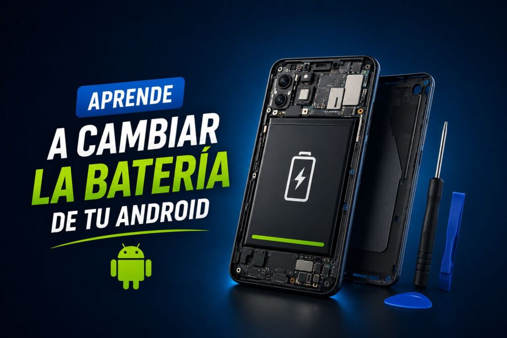 Aprende a cambiar la batería de tu Android con seguridad