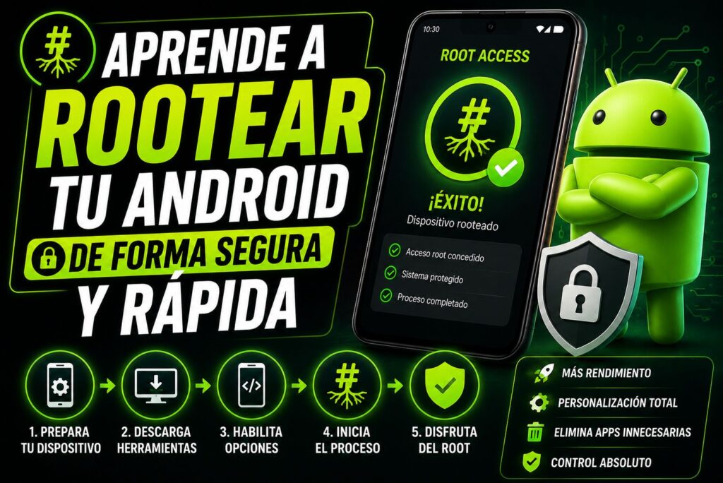 Aprende a rootear tu Android de forma segura y rápida