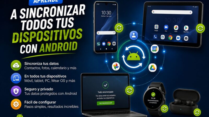 Aprende a sincronizar todos tus dispositivos con Android