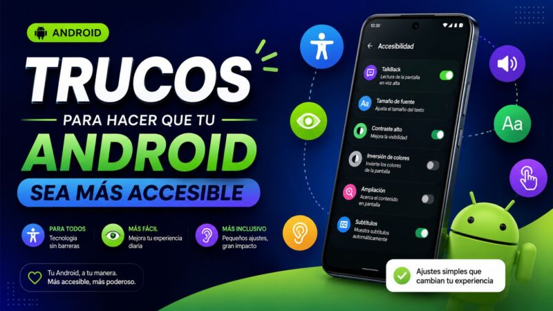 Trucos para hacer que tu Android sea más accesible