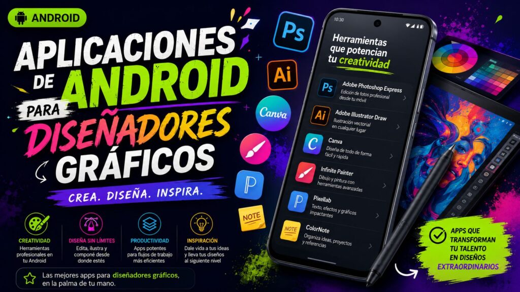 Aplicaciones de Android para diseñadores gráficos