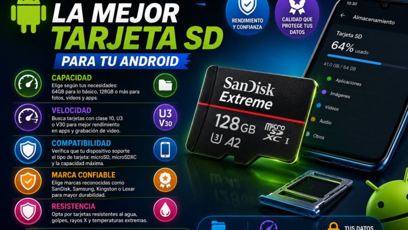 Consejos para elegir la mejor tarjeta SD para tu Android