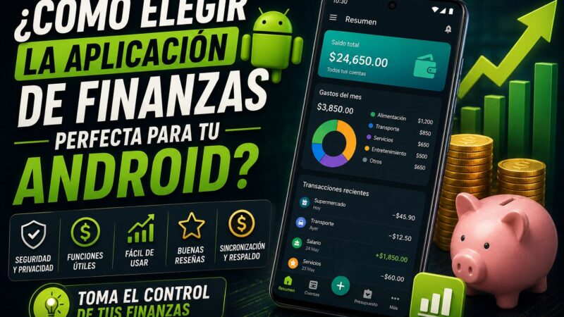 ¿Cómo elegir la aplicación de finanzas perfecta para tu Android?