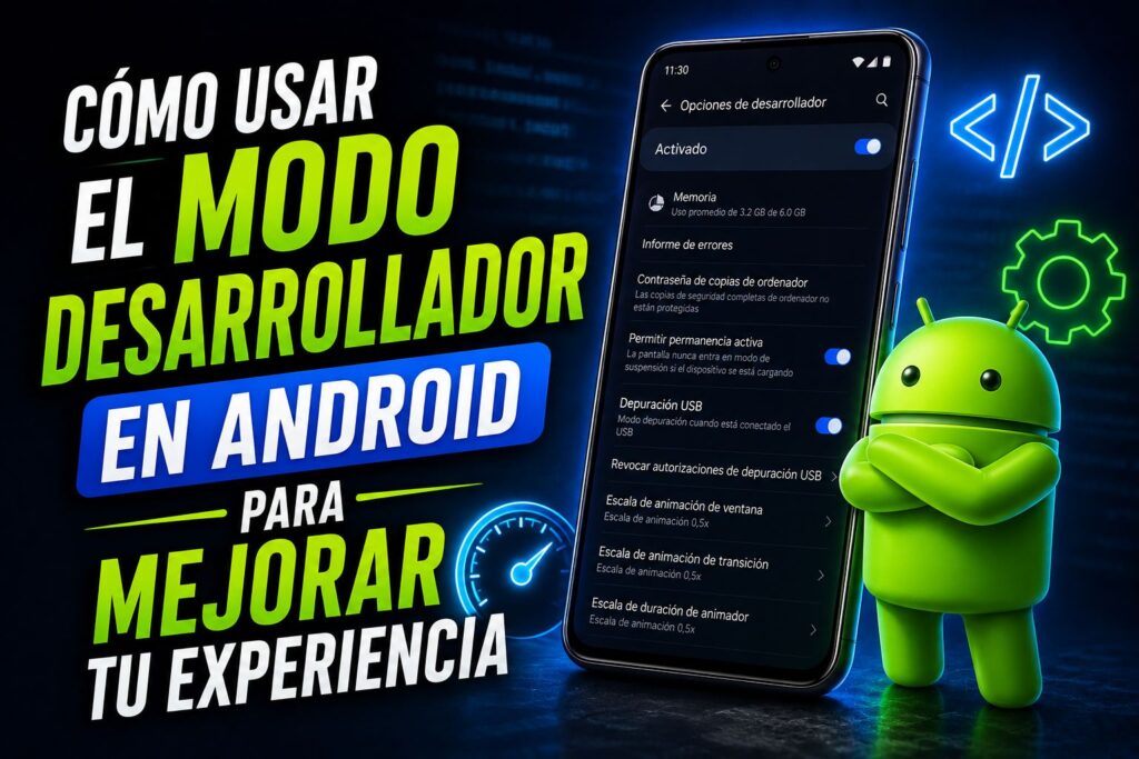 Cómo usar el modo desarrollador en Android para mejorar tu experiencia