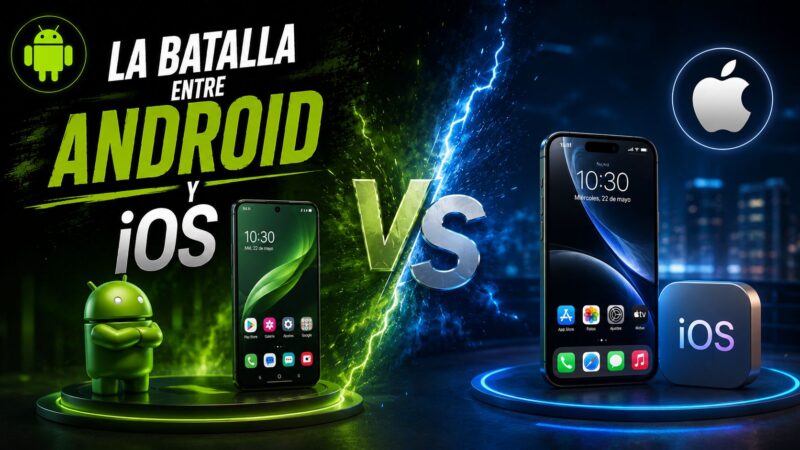 La batalla entre Android y iOS