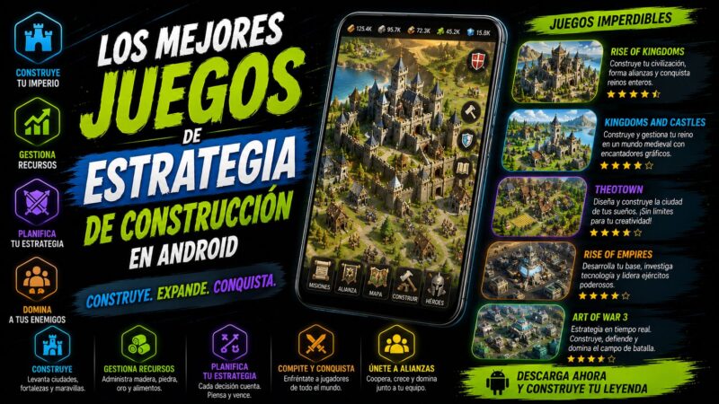 Los Mejores Juegos de Estrategia de Construcción en Android