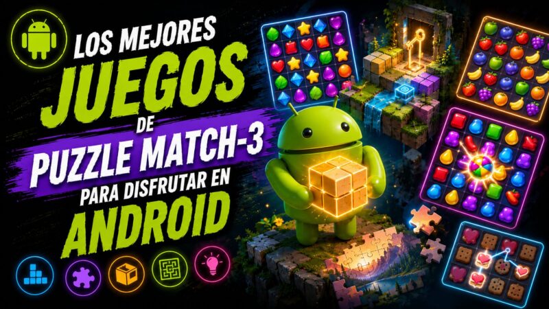 Los Mejores Juegos de Puzzle Match-3 para Disfrutar en Android