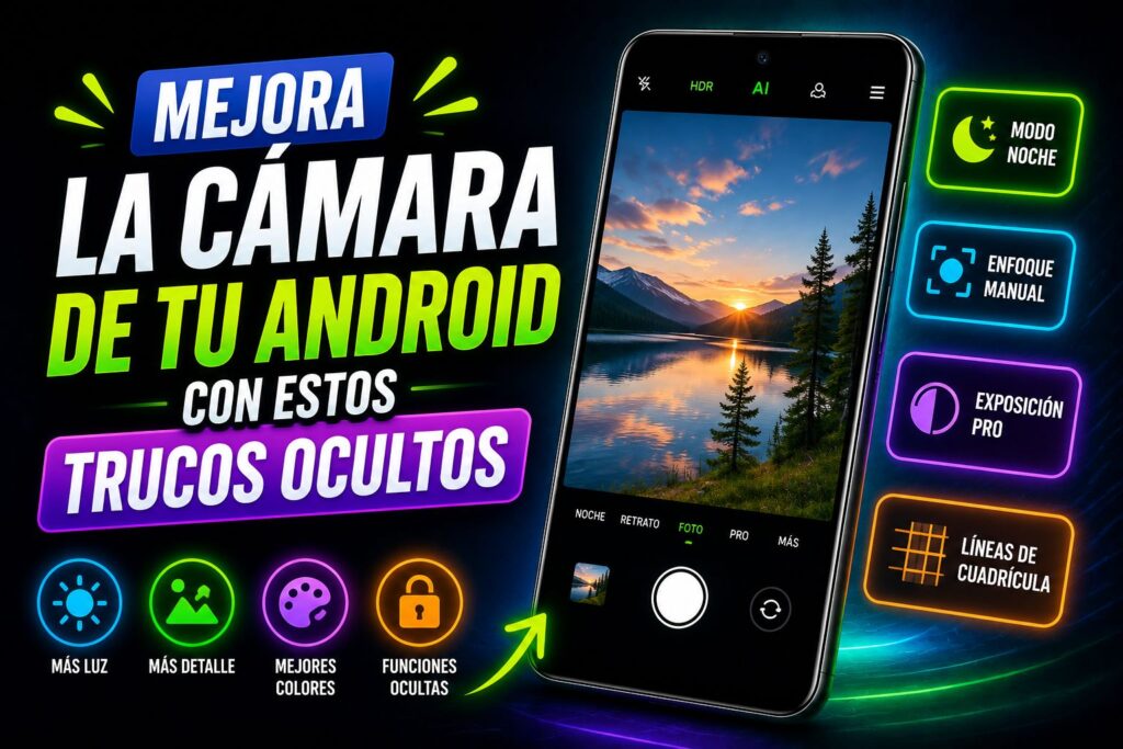 Mejora la cámara de tu Android con estos trucos ocultos