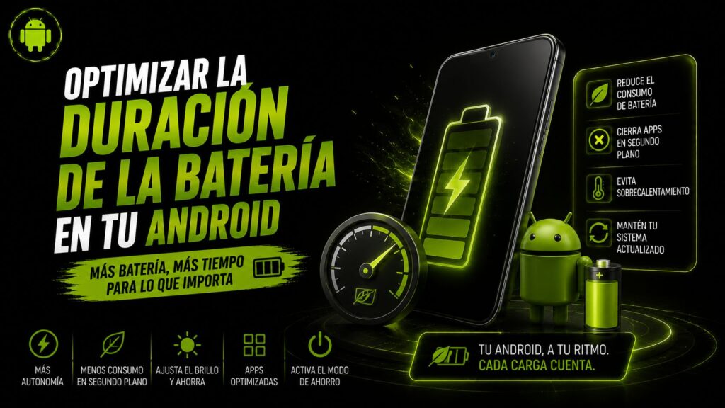 Optimizar la duración de la batería en tu Android
