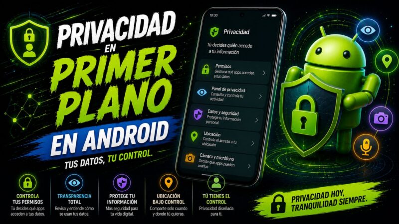 Privacidad en Primer Plano en Android