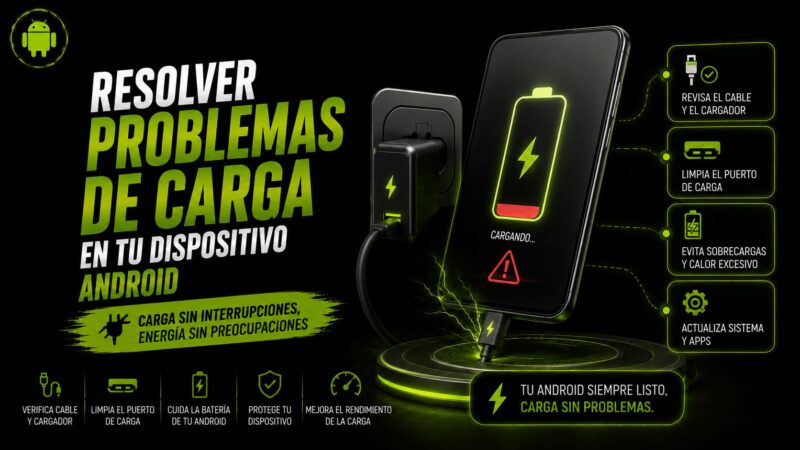 Resolver problemas de carga en tu dispositivo Android