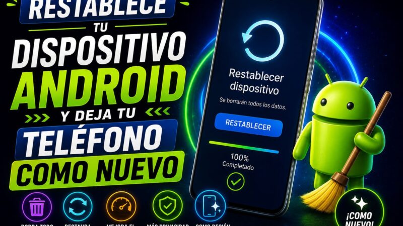 Restablece tu dispositivo Android y deja tu teléfono como nuevo