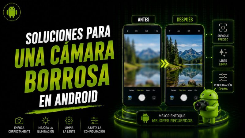 Soluciones para una cámara borrosa en Android