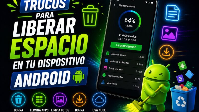 Trucos para liberar espacio en tu dispositivo Android